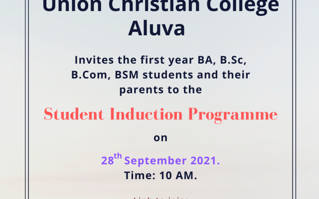 Student Induction Programme 2021