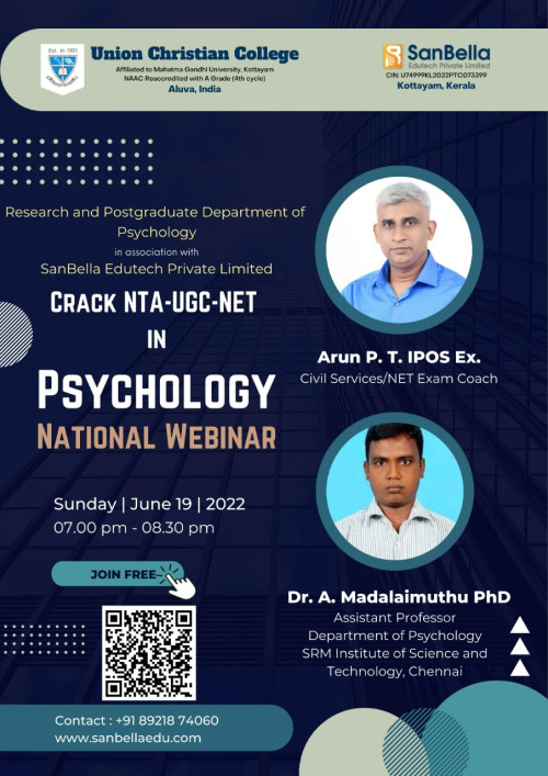 Webinar – Crack NTA-UGC-NET in Psychology