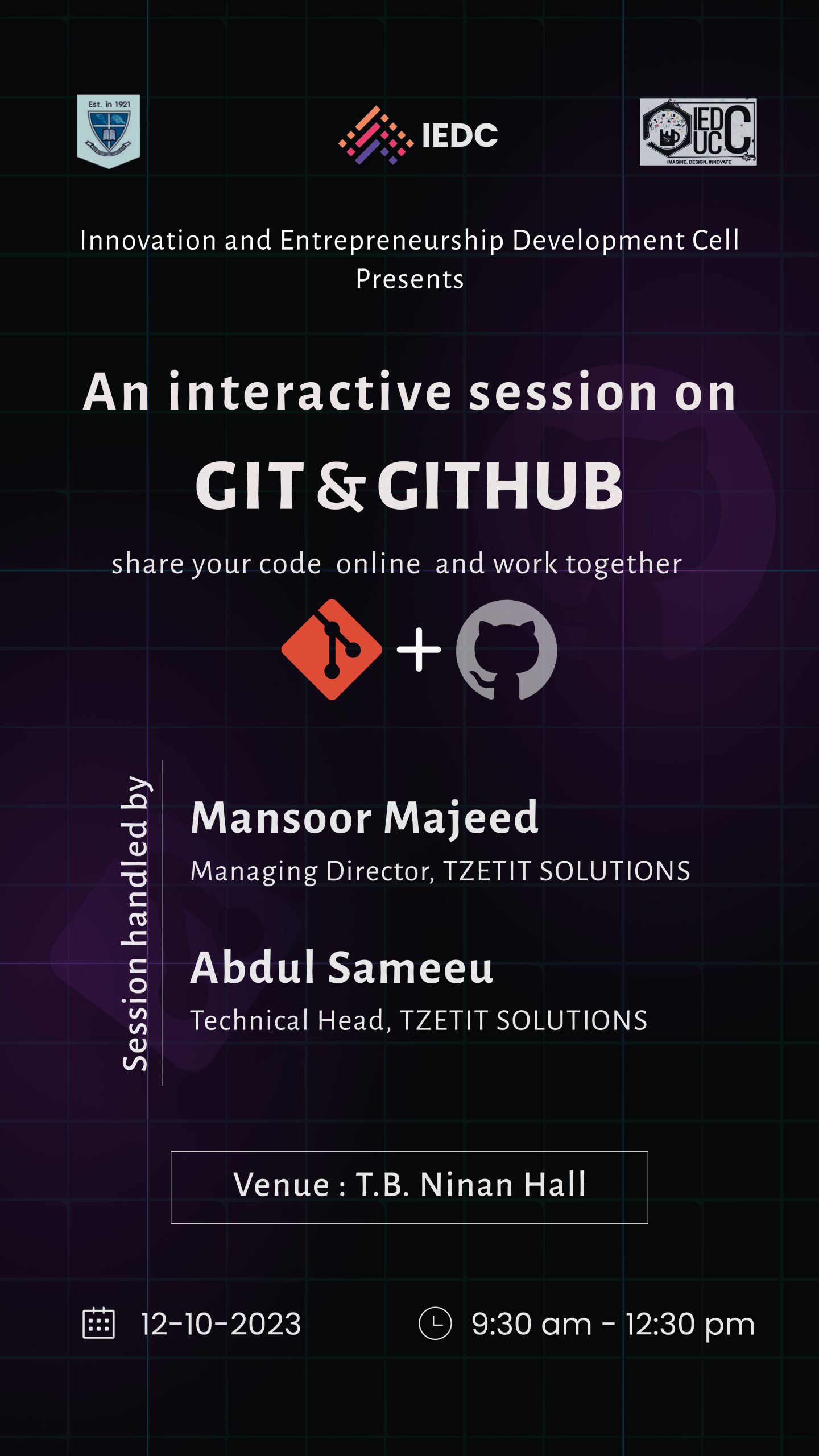 An Interactive Session of Git and GitHub