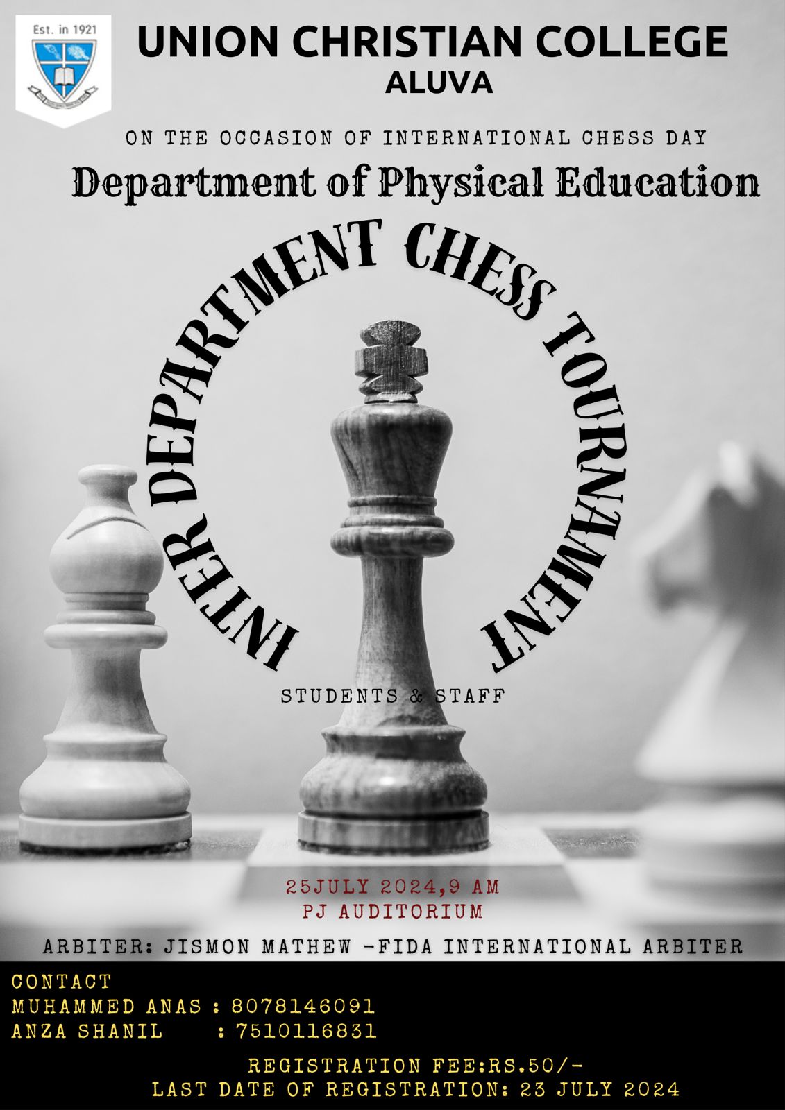 Inter Department Chess Tournament