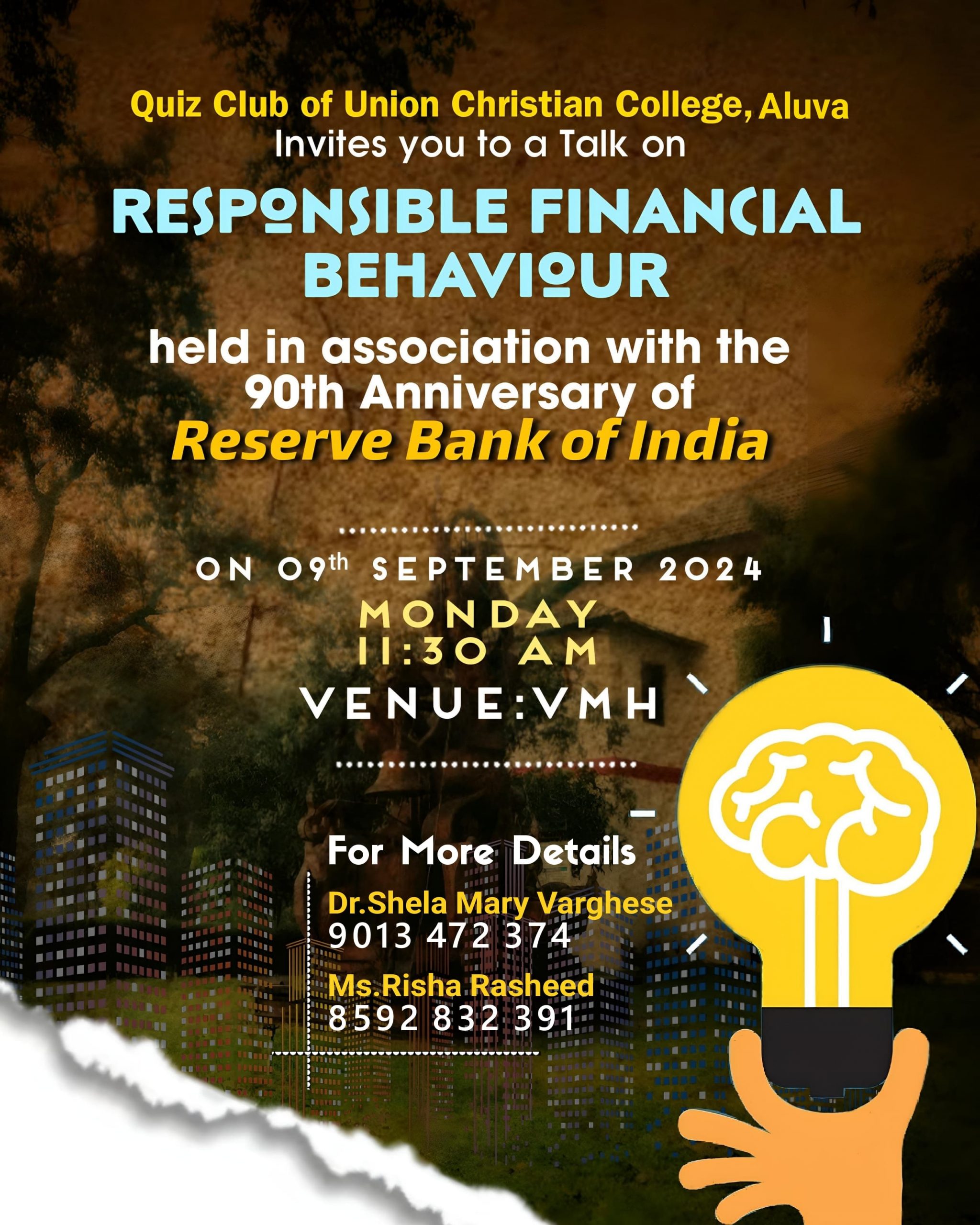 Quiz Club Talk – 90th Anniversary of Reserve Bank of India