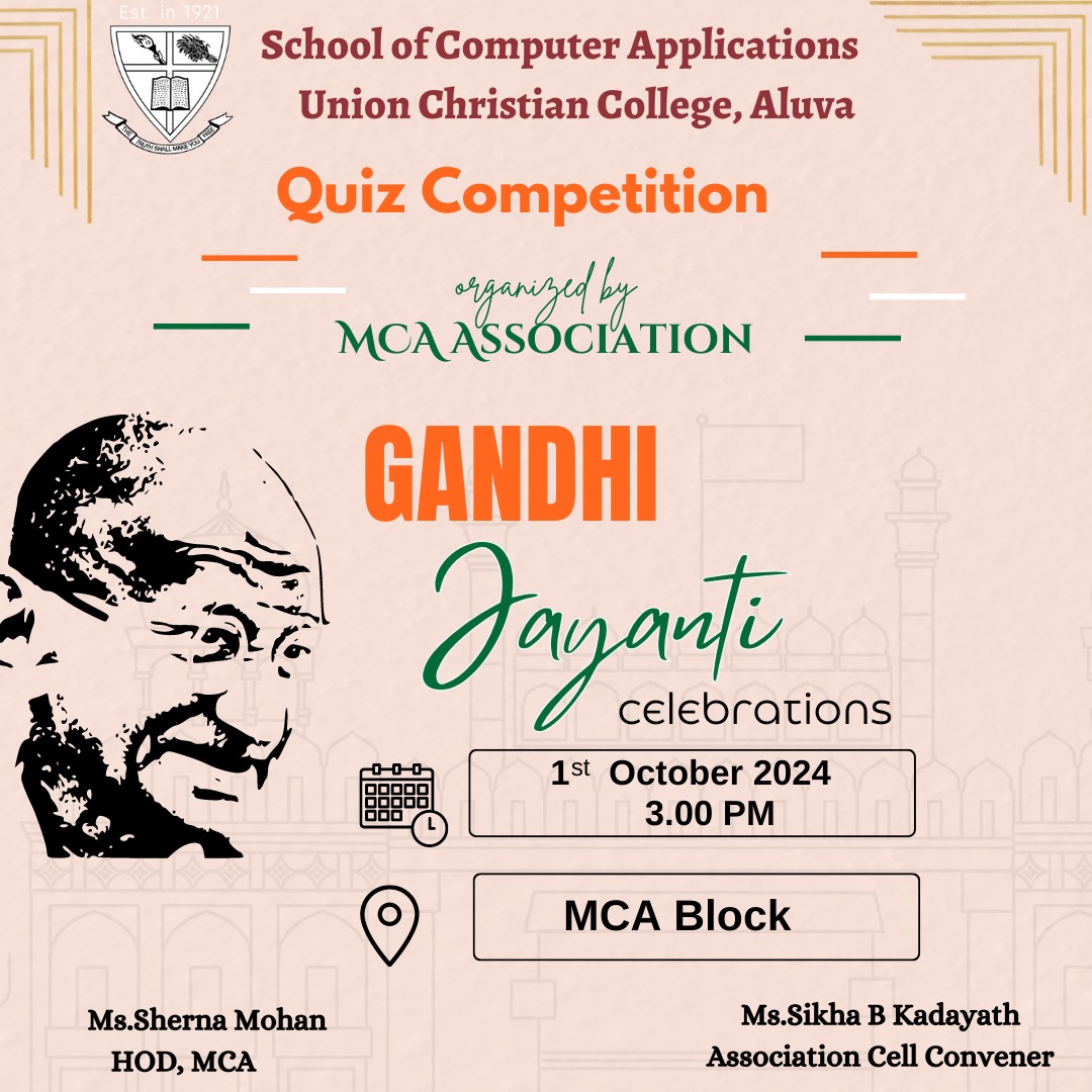 Gandhi Jayanthi Celebrations – MCA