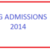 UG Admissions started in U.C. College