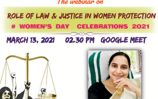 Webinar on – “Role of Law & Justice in Women Protection”