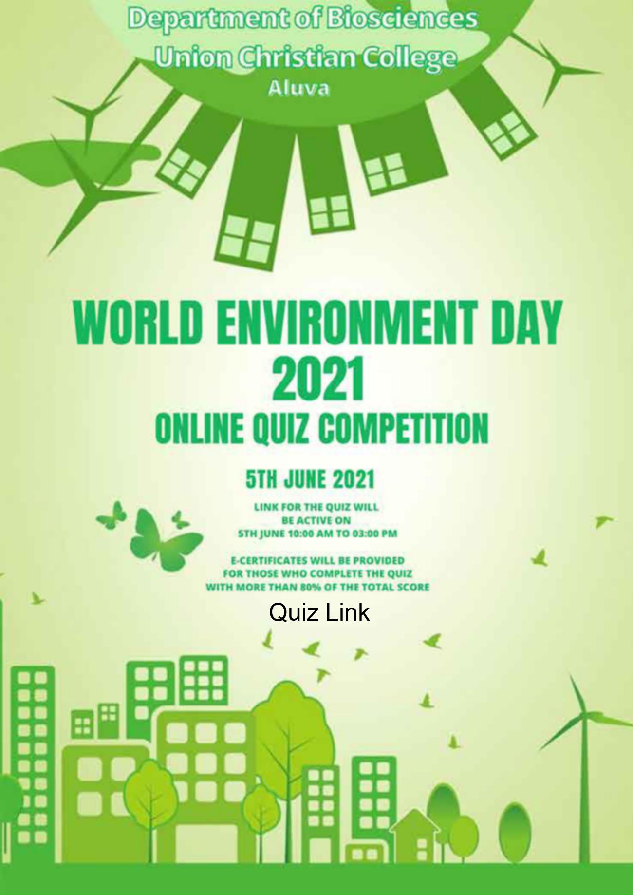 Inter departmental online Quiz