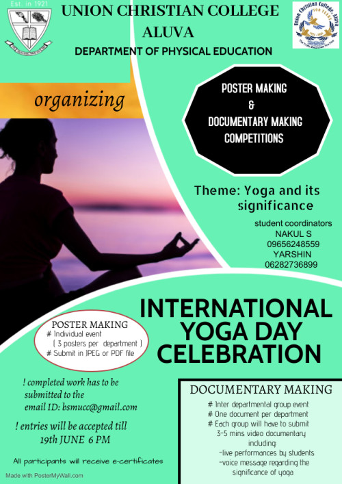 Poster making and Documentary making competitions.