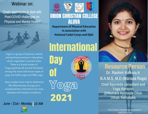 International Day of Yoga 2021- Webinar