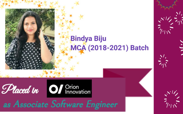 Congratulations Bindya Biju