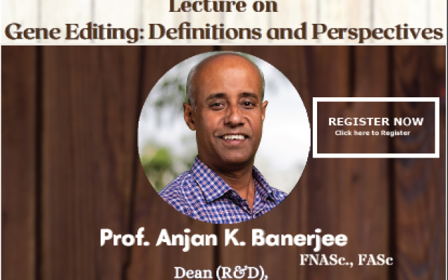 Webinar – Gene Editing: Definitions and Perspectives