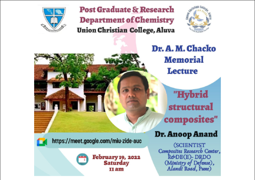 Dr. A.M Chacko Memorial Lecture