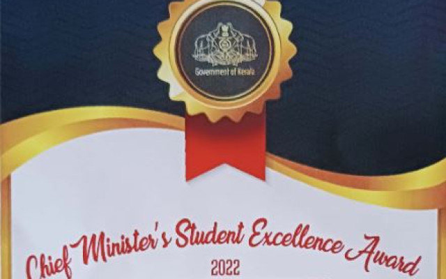 Chief Minister’s Student Excellence Award