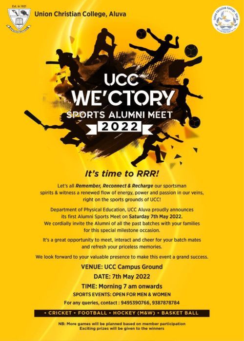 UCC WE’CTORY – Sports Alumni Meet