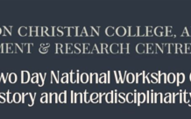 Workshop – History and Interdisciplinarity