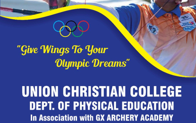 Archery Coaching at Union Christian College Aluva.