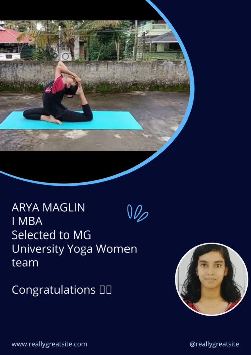 Congratulations to Arya Maglin