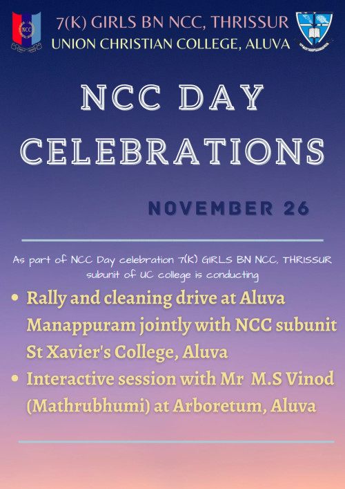 NCC Day Celebrations