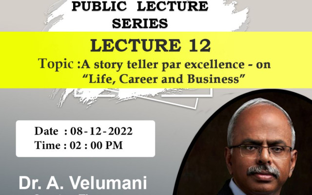 Centenary Public Lecture Series – Lecture 12