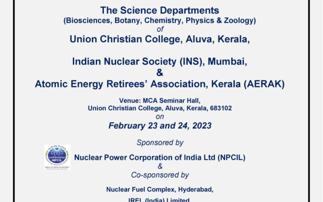 National Seminar : Nuclear Energy – Its Generation and Applications