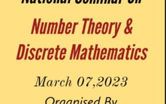 National Seminar of Number Theory & Discrete Mathematics
