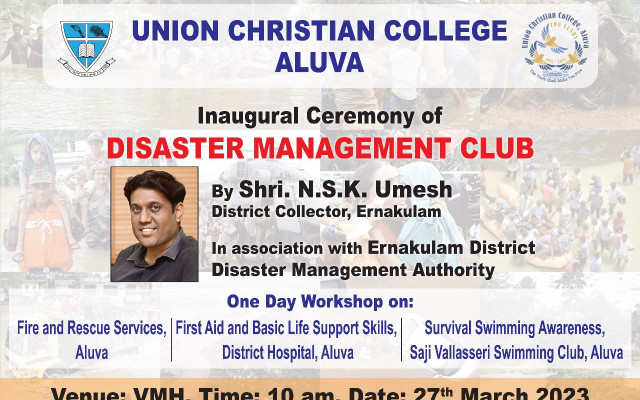 Inauguration of the Disaster Management Club