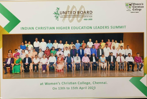 Indian Christian Higher Education Leaders Summit.