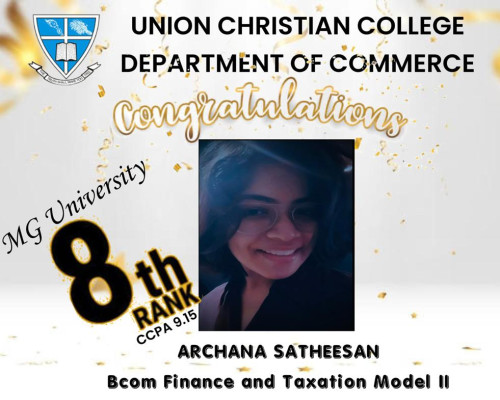 Congratulations to Archana Satheesan