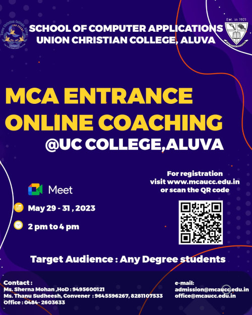 Online MCA Entrance Coaching