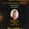 Congratulations to Ruksana C.A