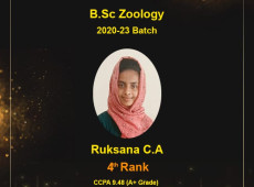Congratulations to Ruksana C.A