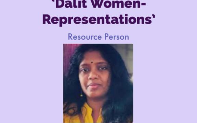 Talk on “Dalit Women Representations”
