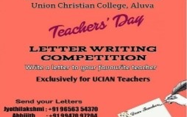 Teachers Day – Letter Writing Competition