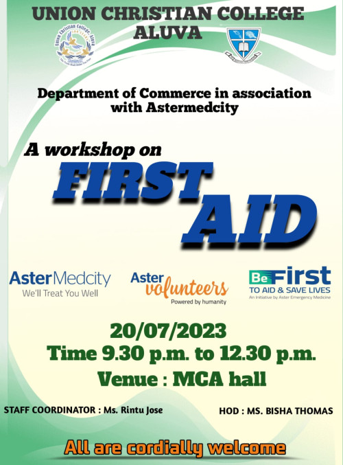 Workshop on First Aid