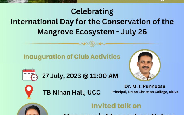Celebration of International Day for the Conservation of Mangrove Ecosystem and Invited Talk