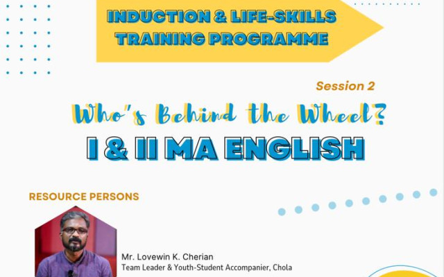 Chrysalis – Induction and Life Skill Training Programme