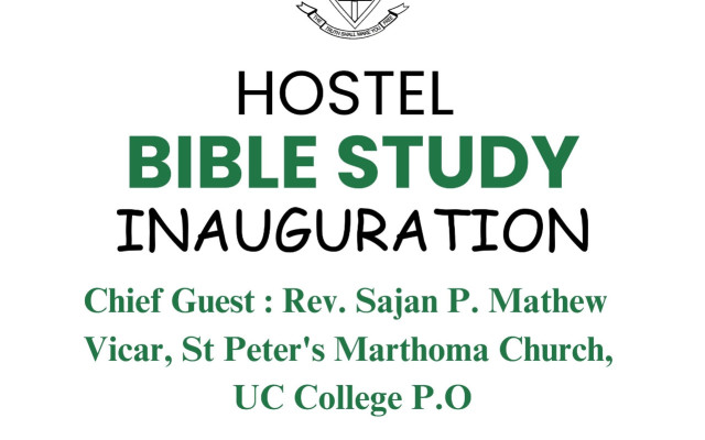Hostel Bible Study Inauguration