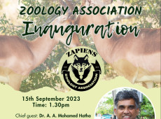 Zoology Association Inauguration