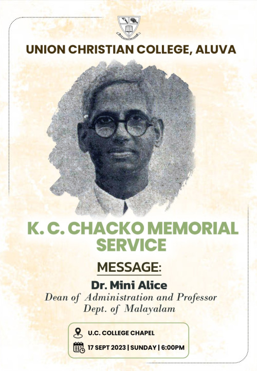 K.C. Chacko Memorial Service