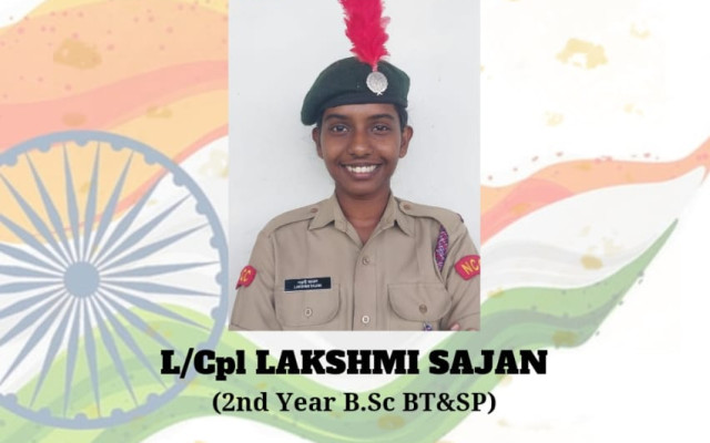Congratulations to L/Cpl Lakshmi Sajan