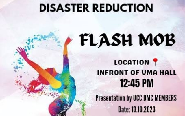 Flash Mob – Disaster Management Club