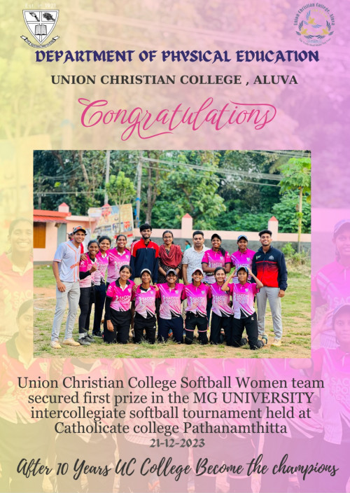 Congratulations to the College Women Softball team