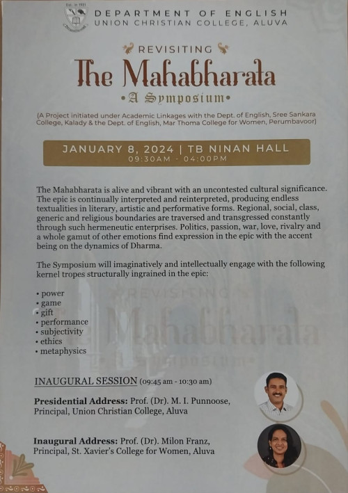 Symposium – Revisiting the Mahabharata