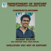 Congratulations to Manav Sujith