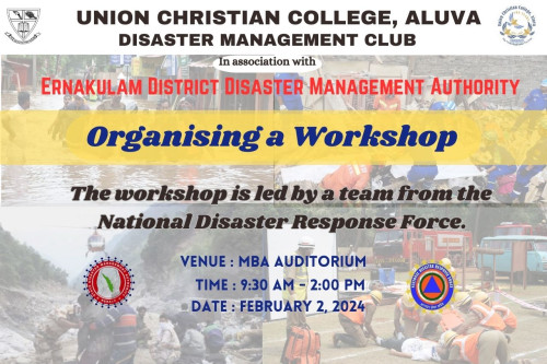 Workshop – Disaster Management Club