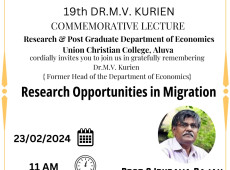 Research Opportunities in Migration
