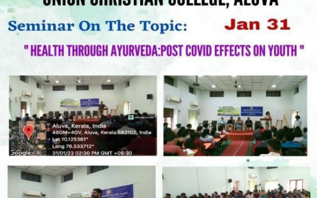 SEMINAR ON “HEALTH THROUGH AYURVEDA  & POST-COVID EFFECTS ON YOUTH”
