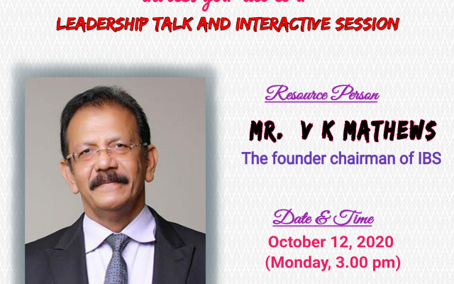LEADERSHIP TALK AND INTERACTIVE SESSION