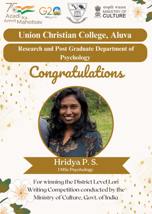 Congratulations Hridya P.S