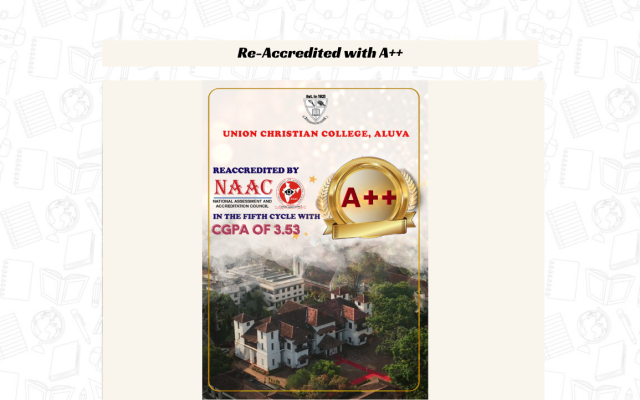 UC College Reaccredited with A++ by NAAC