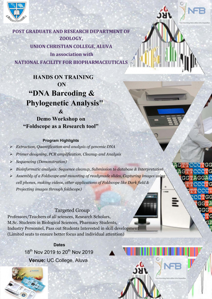 DNA Barcoding & Phylogenetic Analysis Workshop