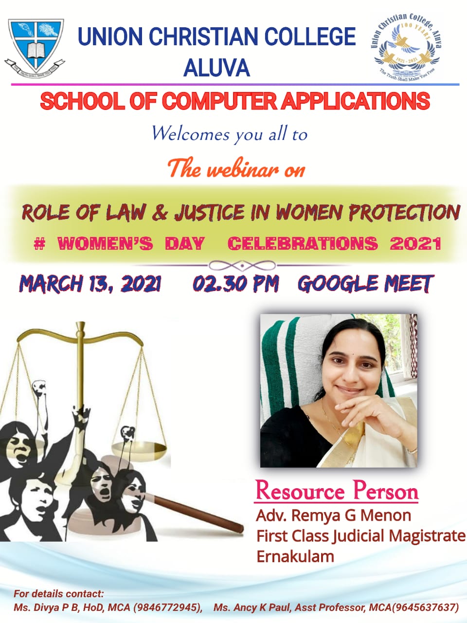 Webinar on – “Role of Law & Justice in Women Protection”